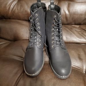 NWT Shoe Republic lace up boots